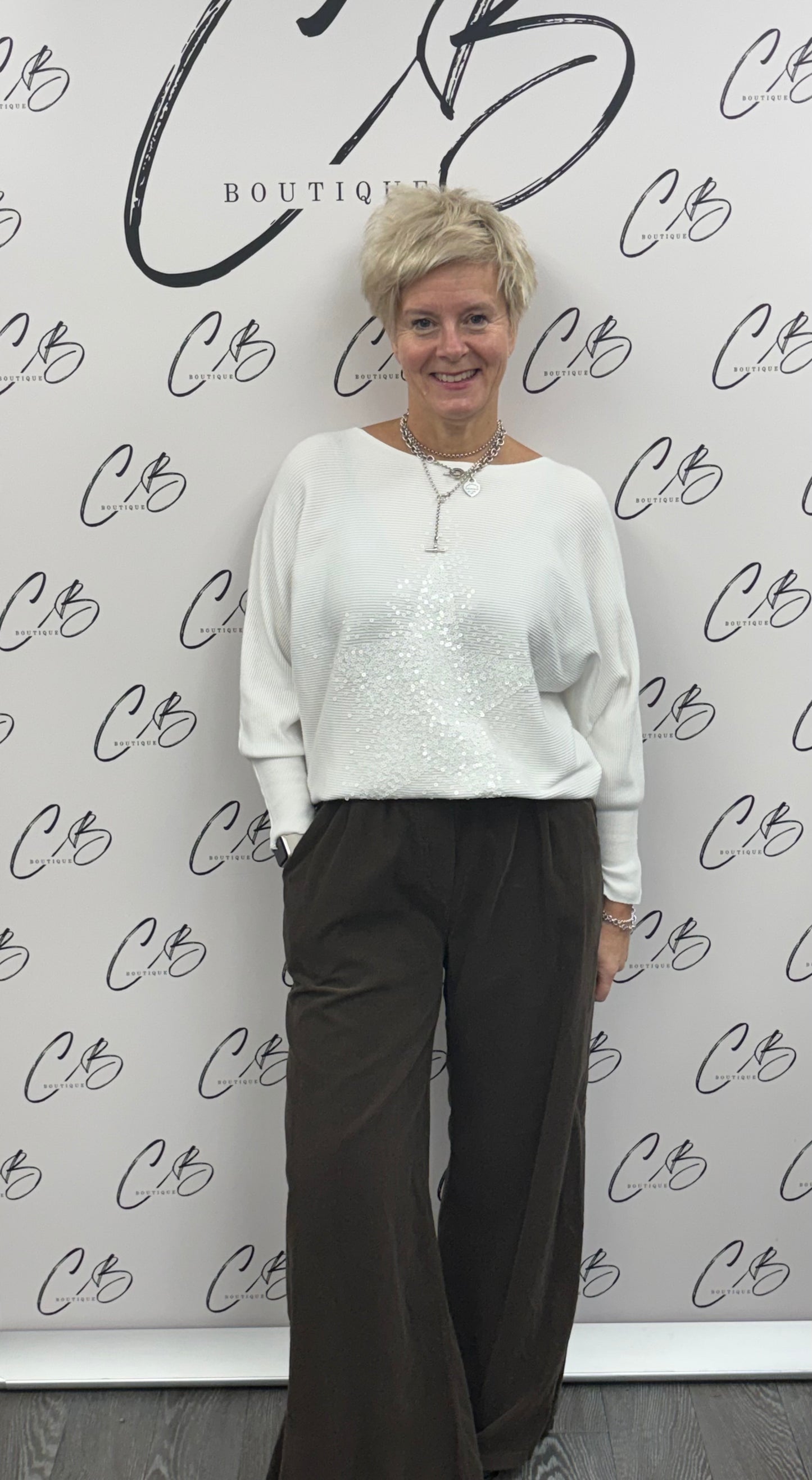 Belted Cord brown Trouser