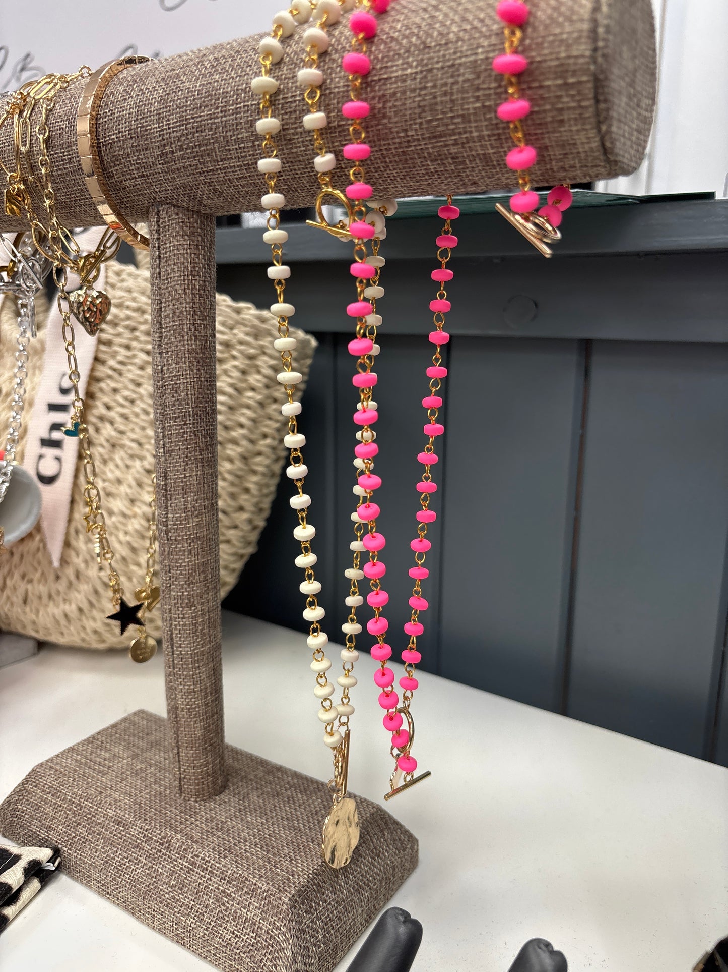 Polly Necklace Pink