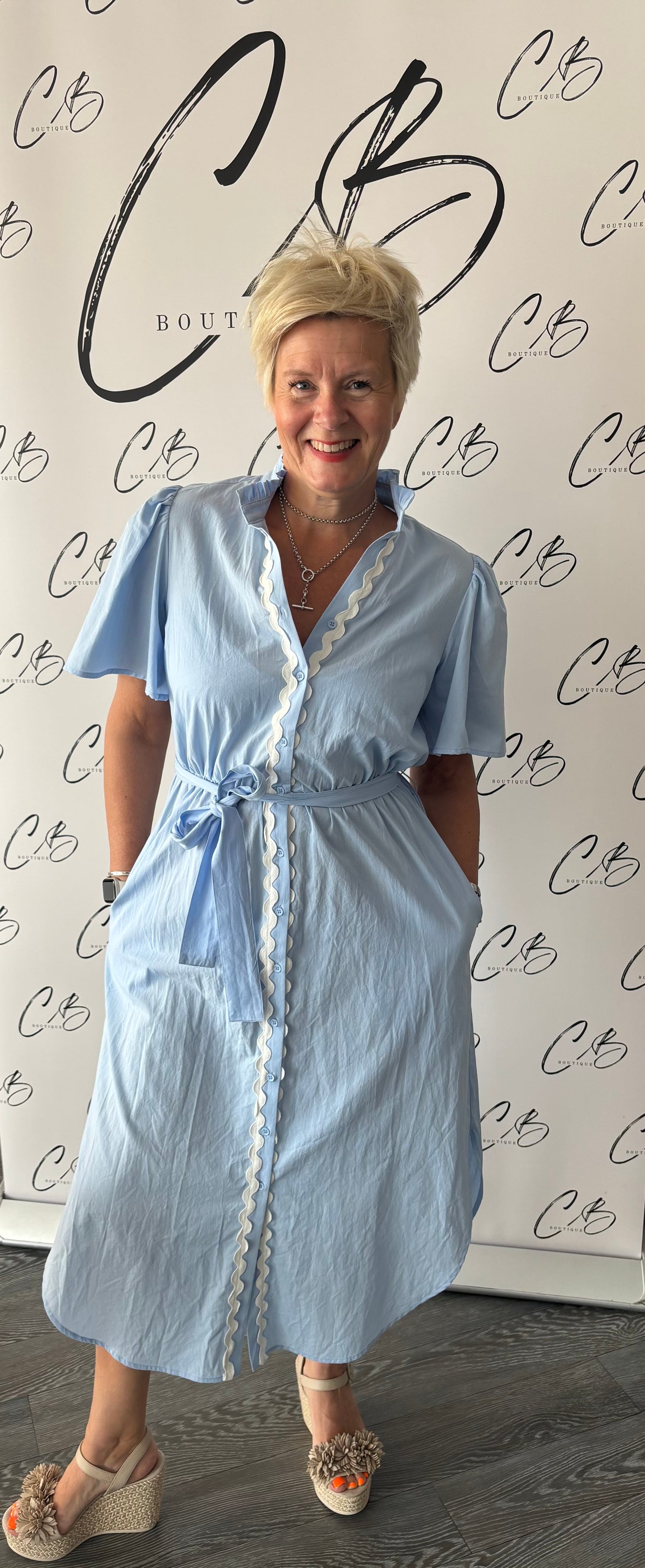 Ric Rac Immie Dress (Blue)