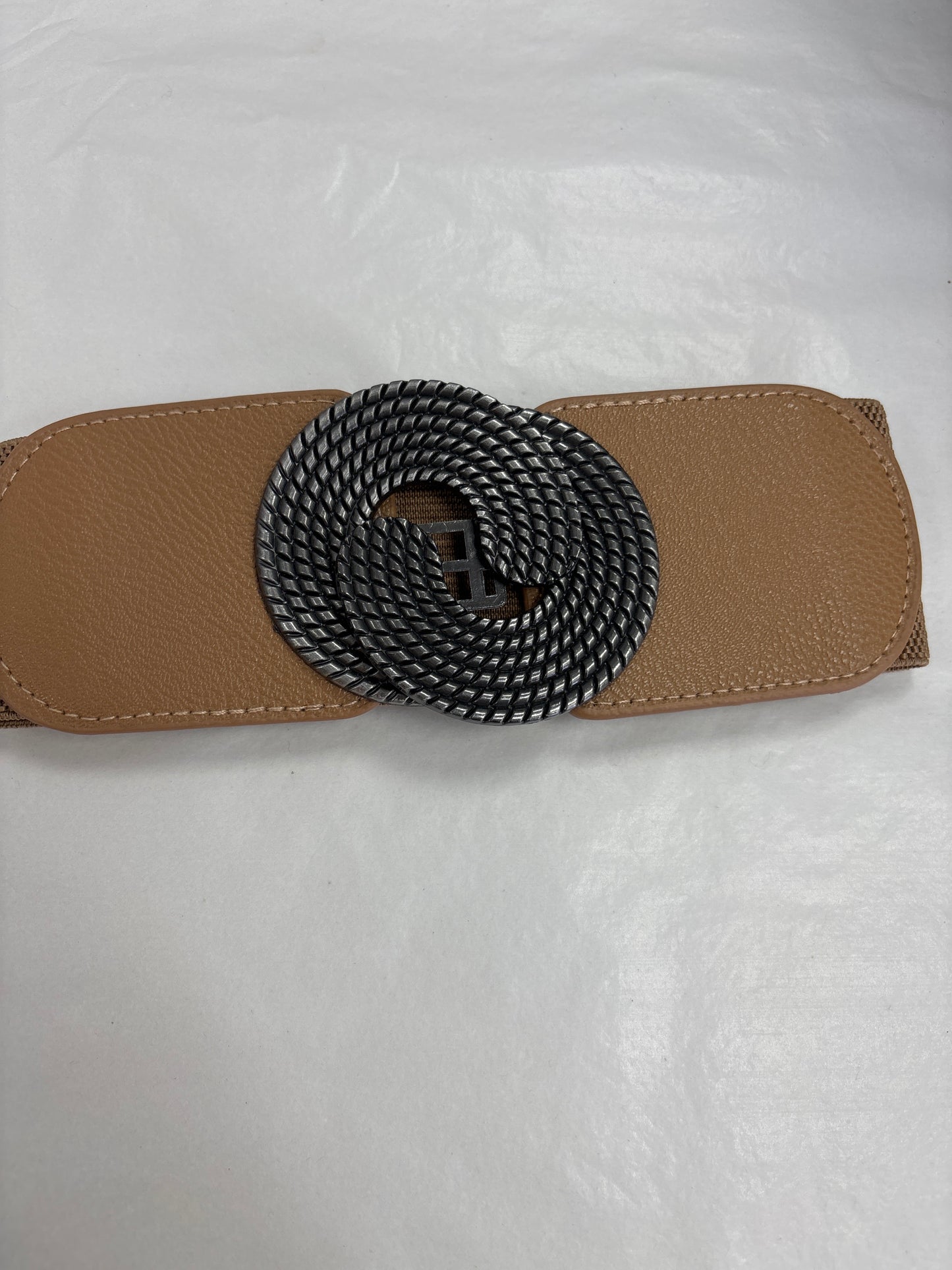 Sand Belt with woven Silver buckle