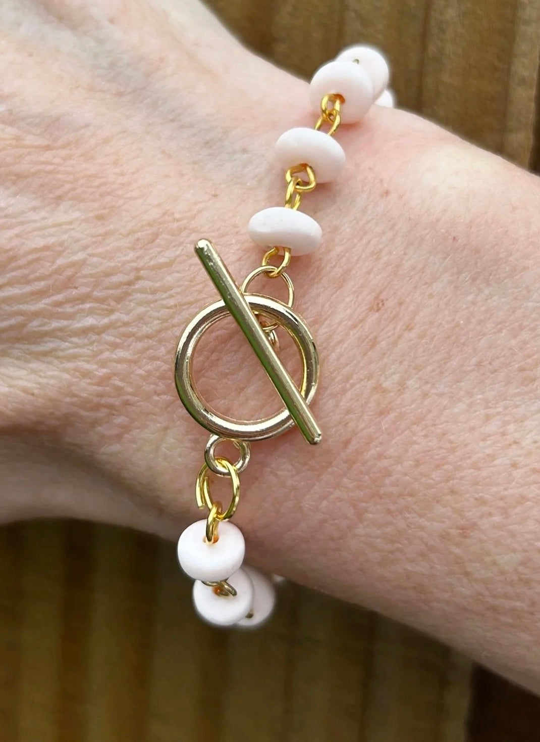 Polly Bracelet White