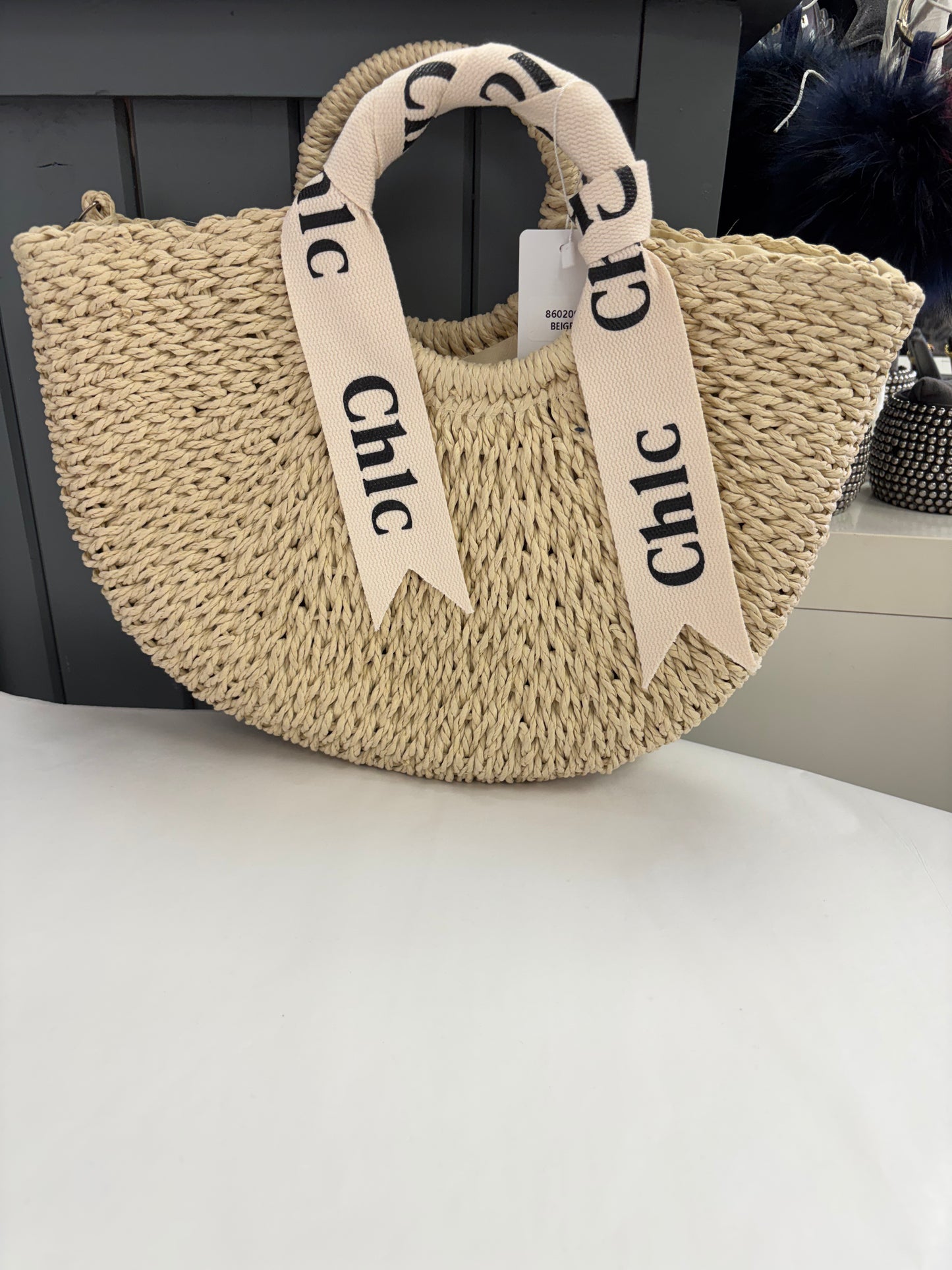 Chic straw bag