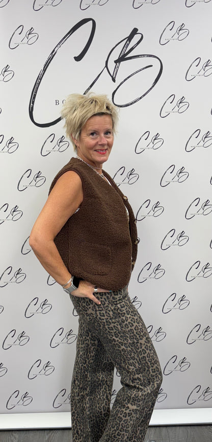 Chocolate Teddy Bear Gilet