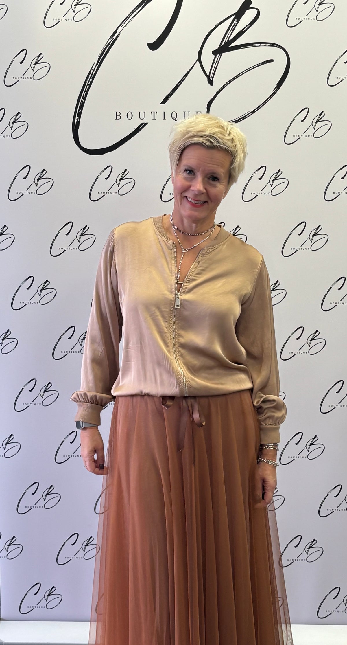 Billi Toffee Tulle Skirt