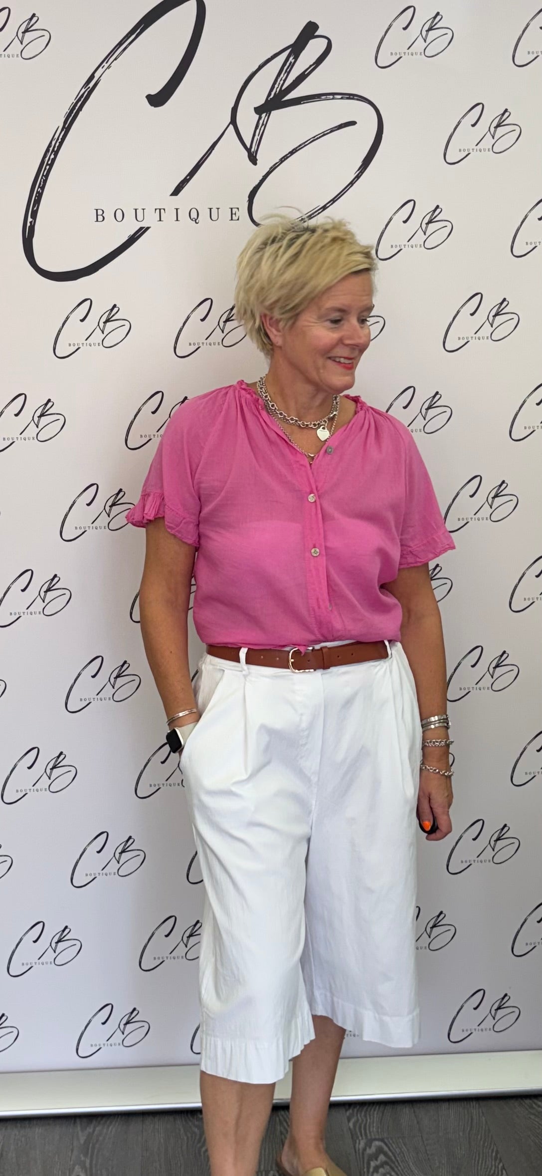 Cerise gypsy blouse