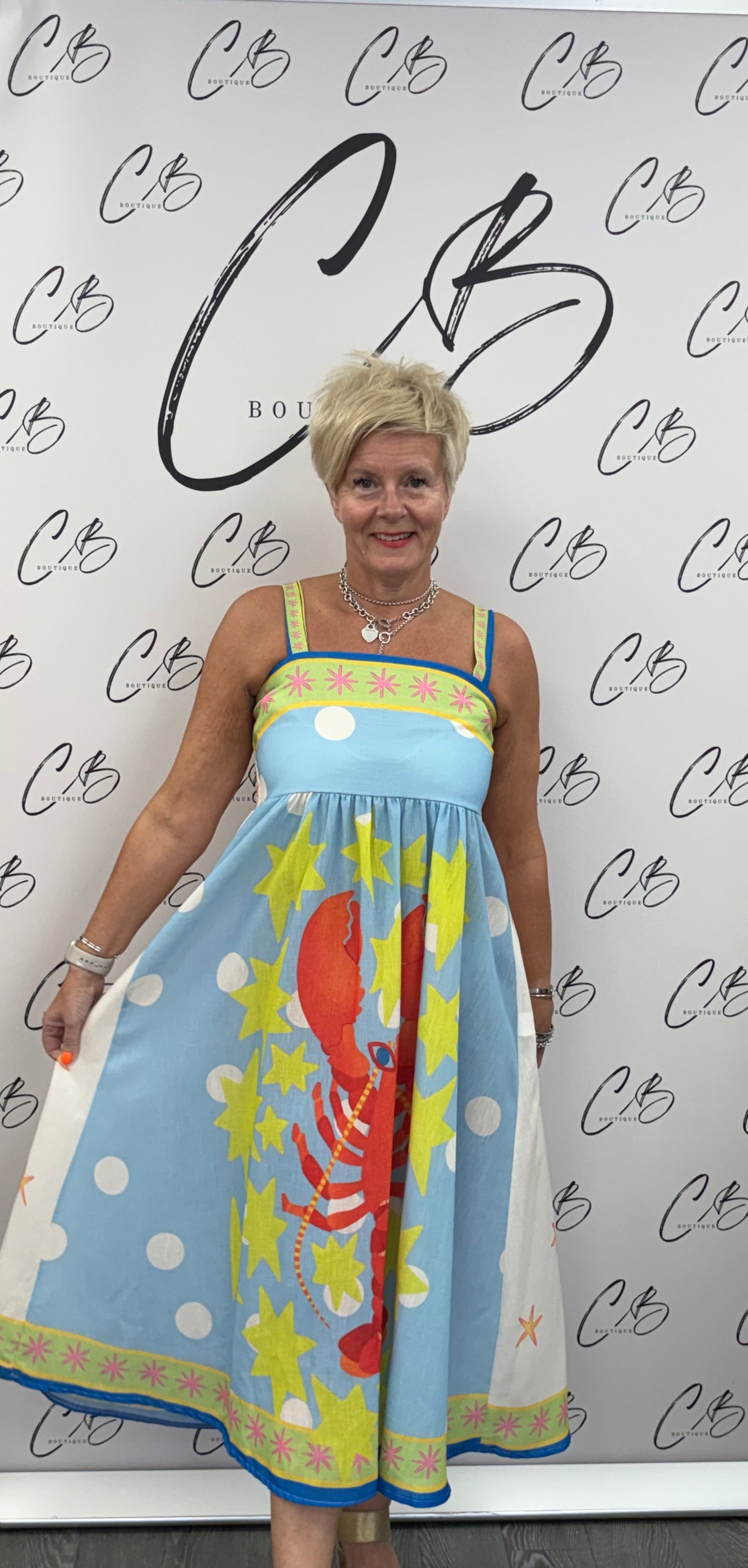 Capri Dress blue