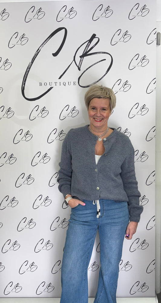 Jasmine Grey Cardigan