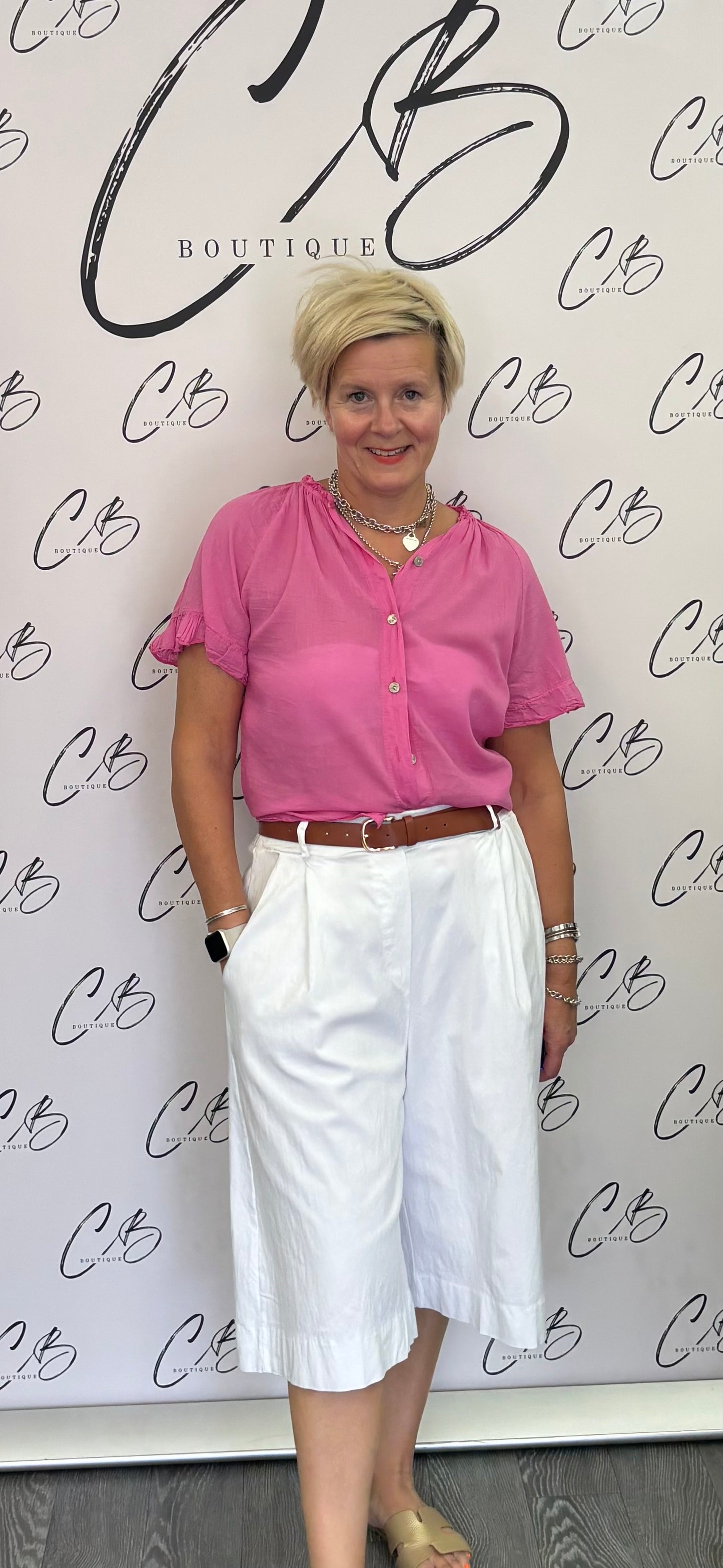 Cerise gypsy blouse
