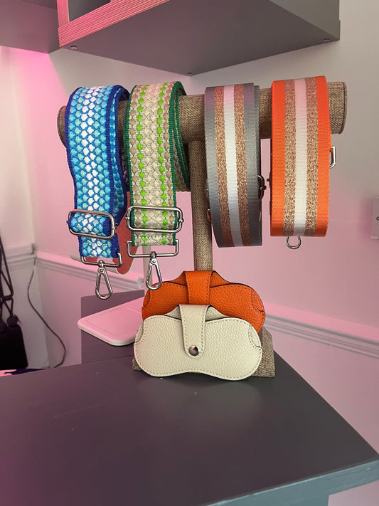 Sun Glasses leather case - Orange