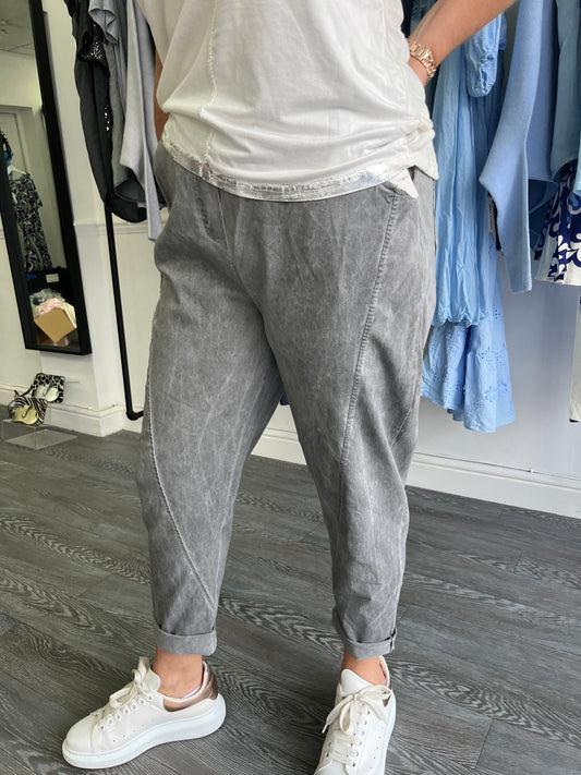 Grey D style Magic Trousers