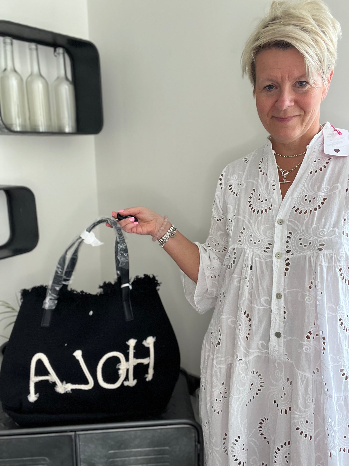 Hola Beach Bag - Black