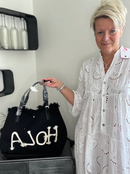Hola Beach Bag - Black