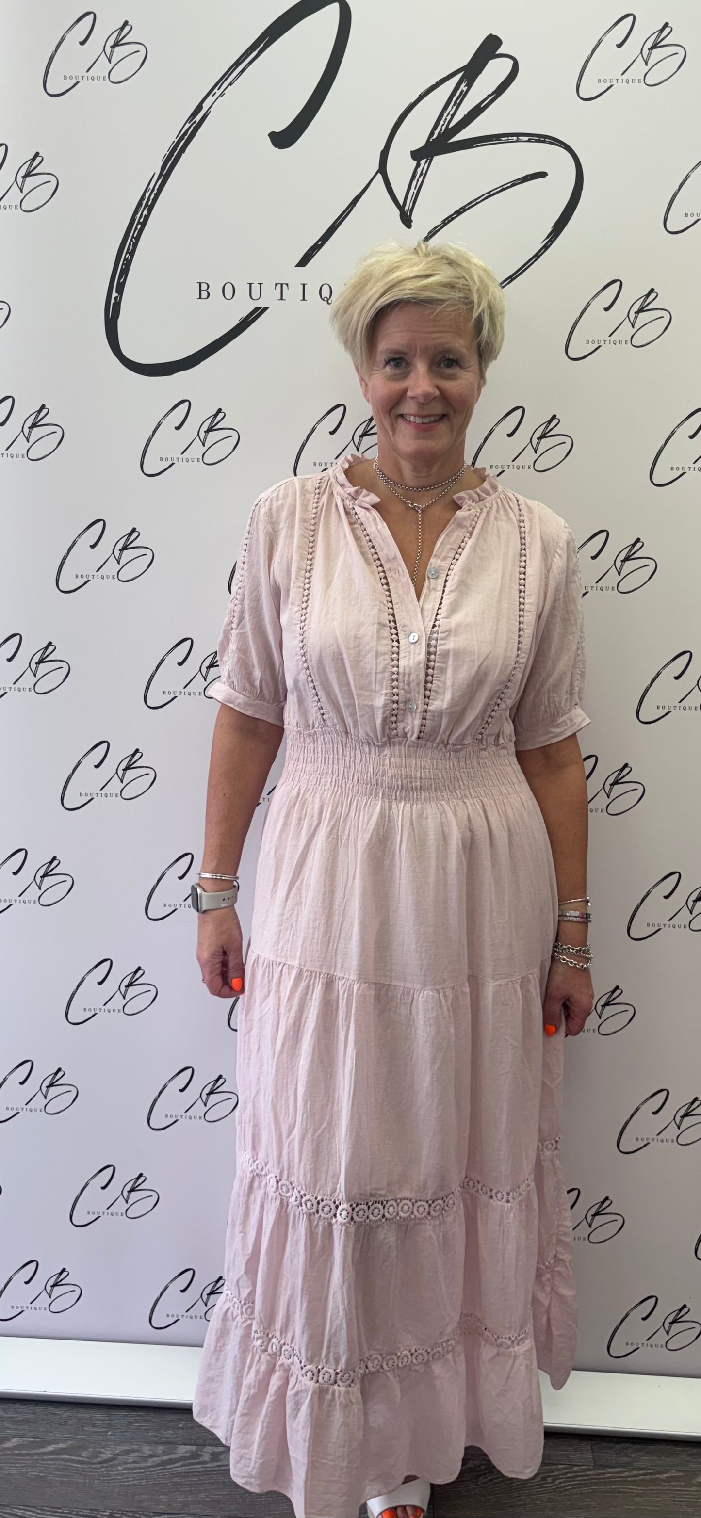 May Day Dress Pale Pink