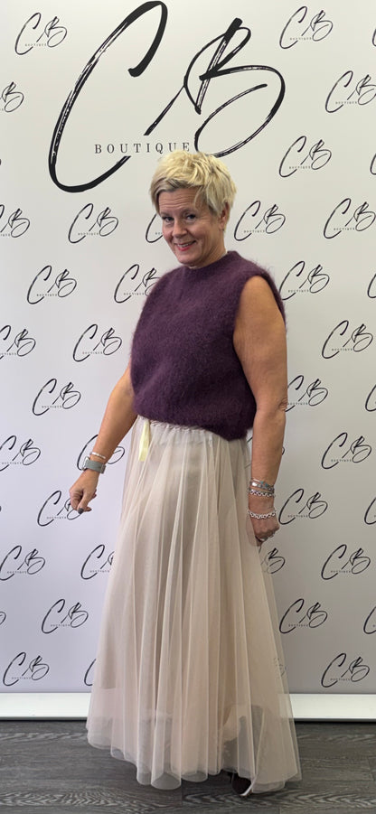 Billi Champagne Tulle Skirt