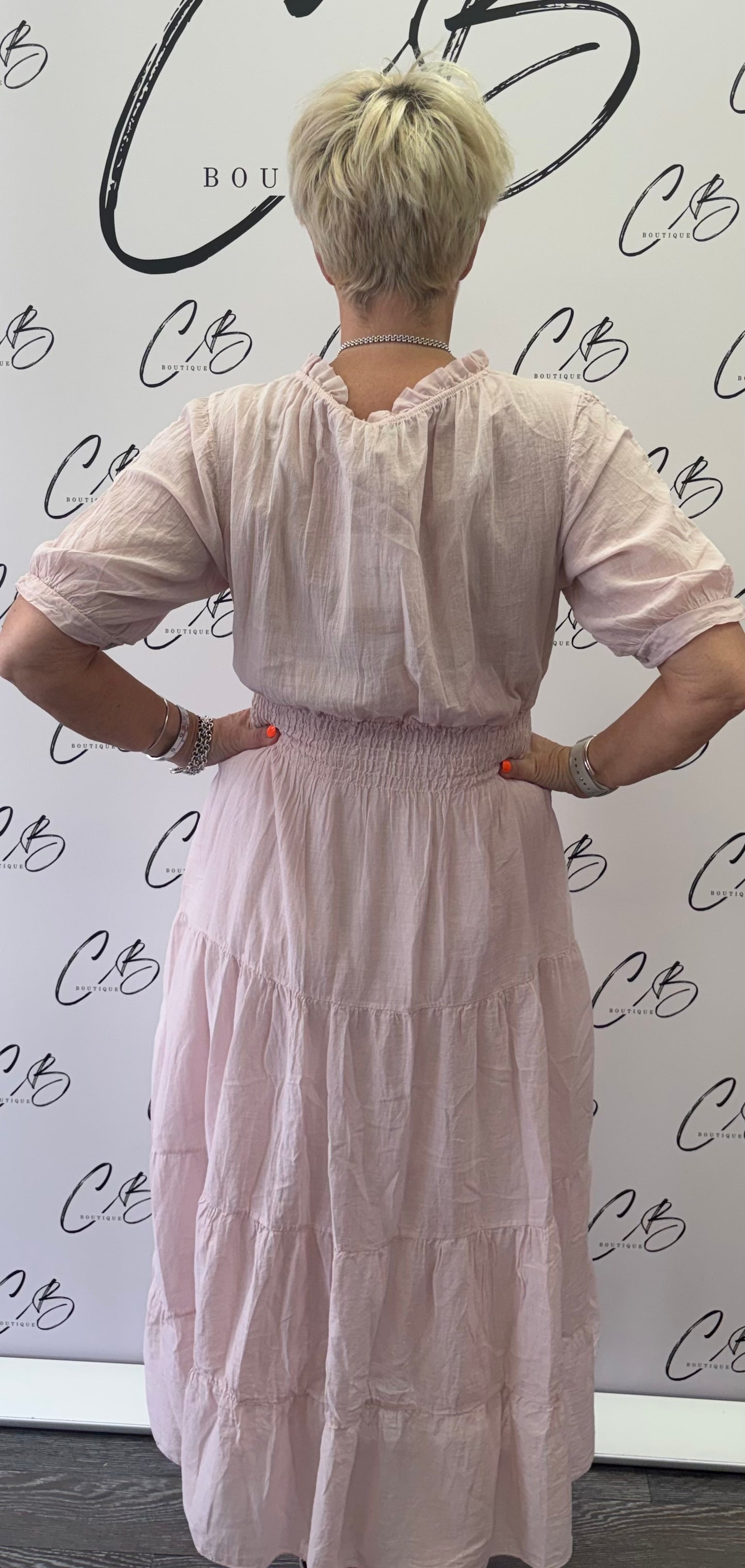 May Day Dress Pale Pink