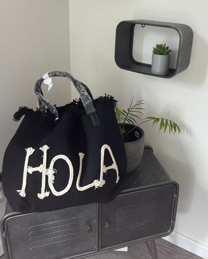 Hola Beach Bag - Black