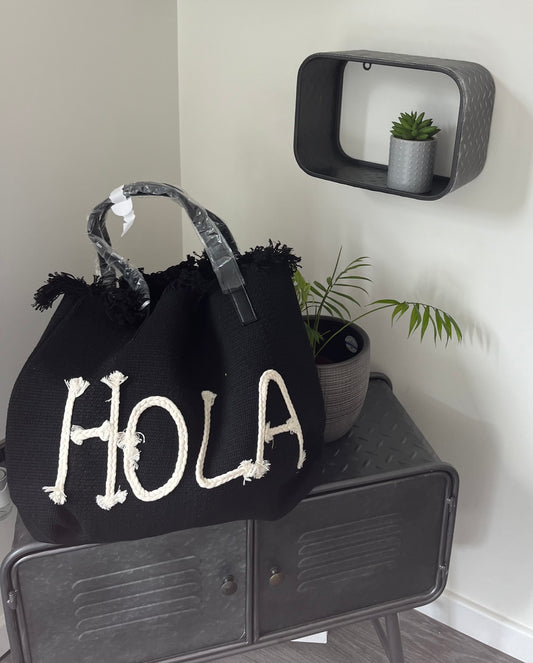 Hola Beach Bag - Black