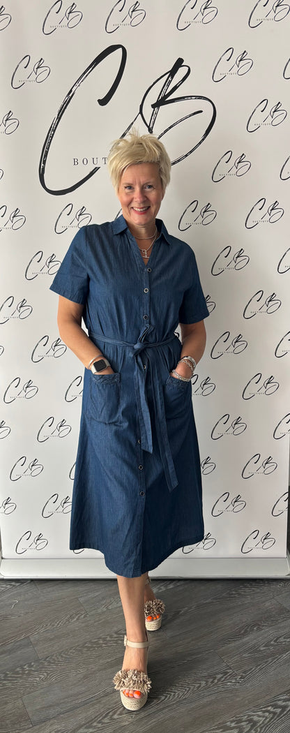 Haze Shirt Dress (Denim)