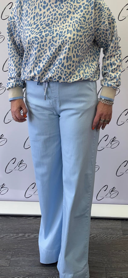 Pale blue  wide leg Denim