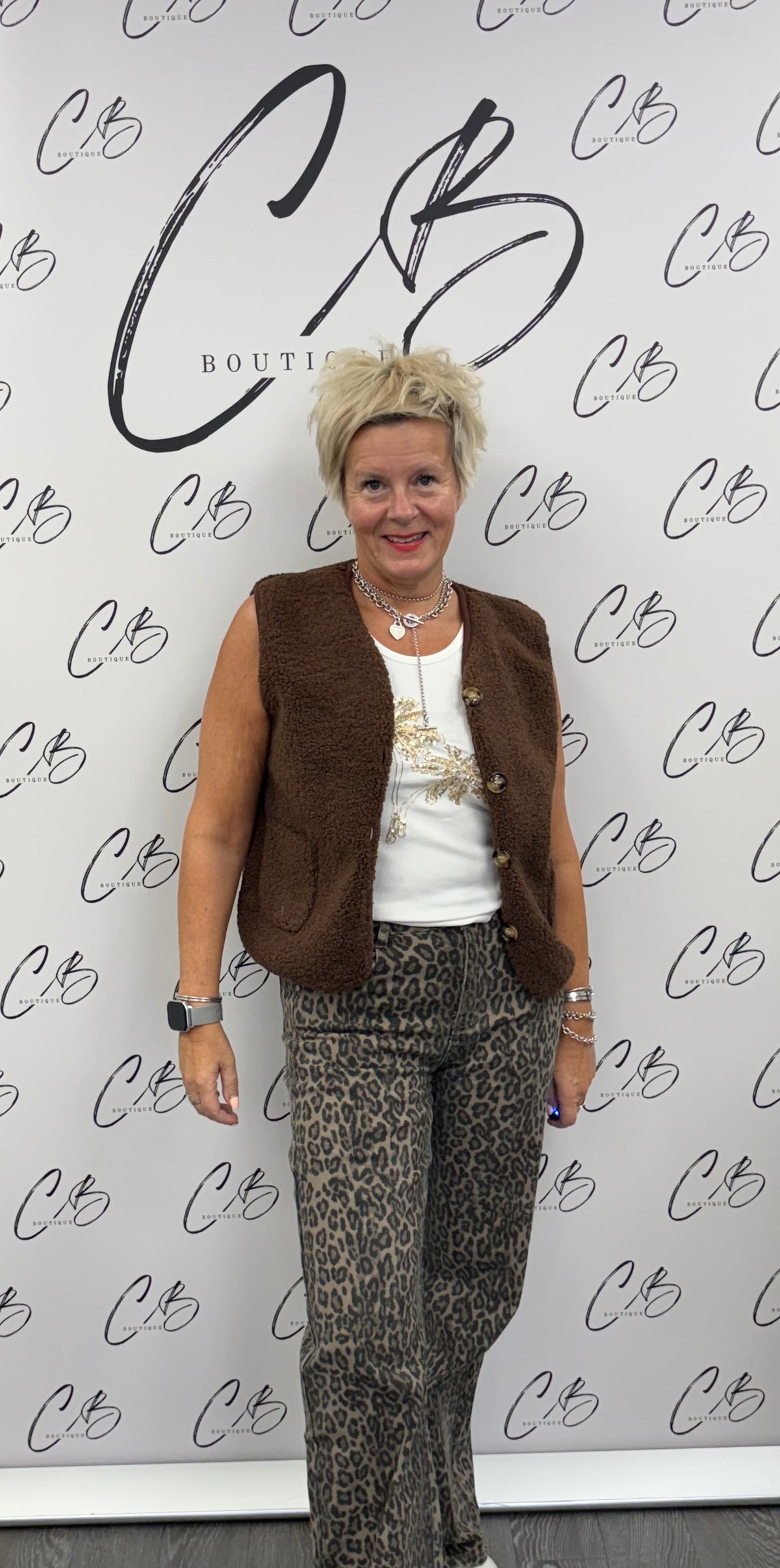 Chocolate Teddy Bear Gilet
