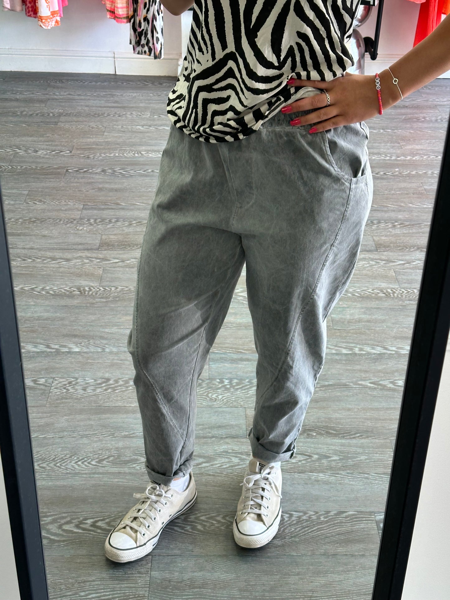 Grey D style Magic Trousers