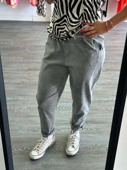 Grey D style Magic Trousers