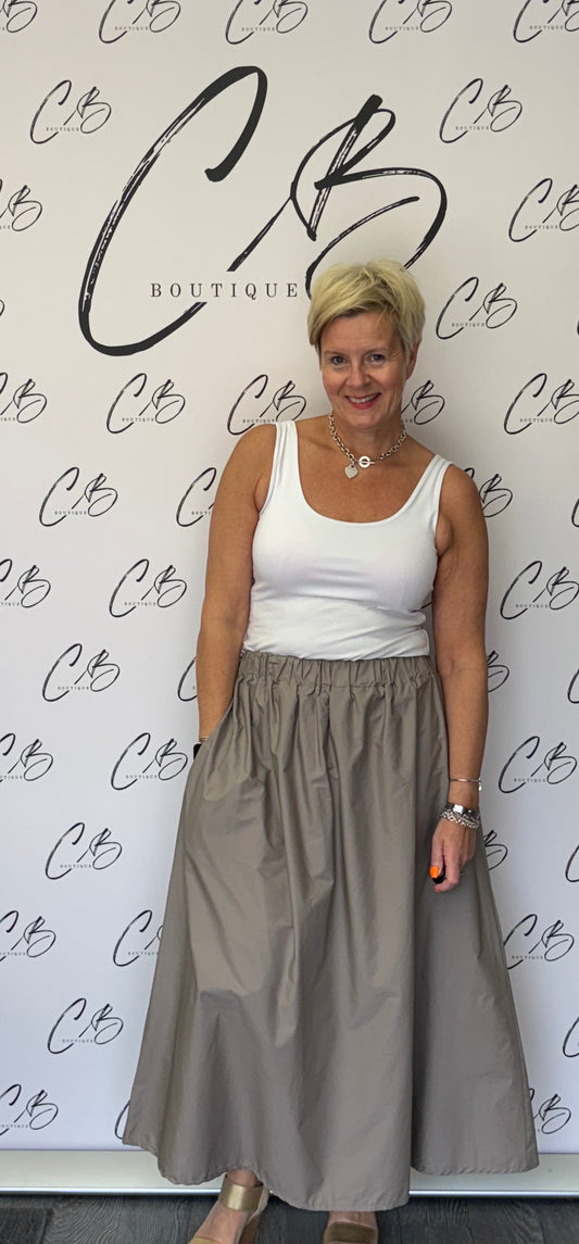 Barbara Skirt - taupe