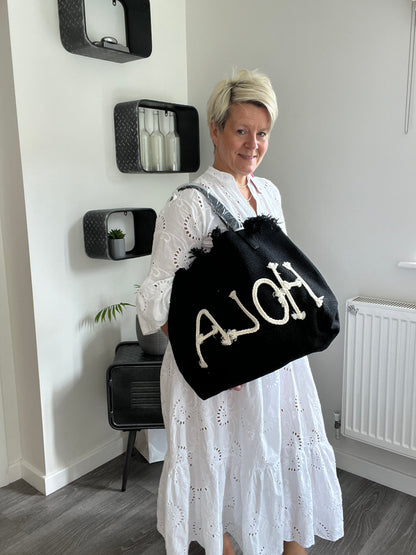 Hola Beach Bag - Black