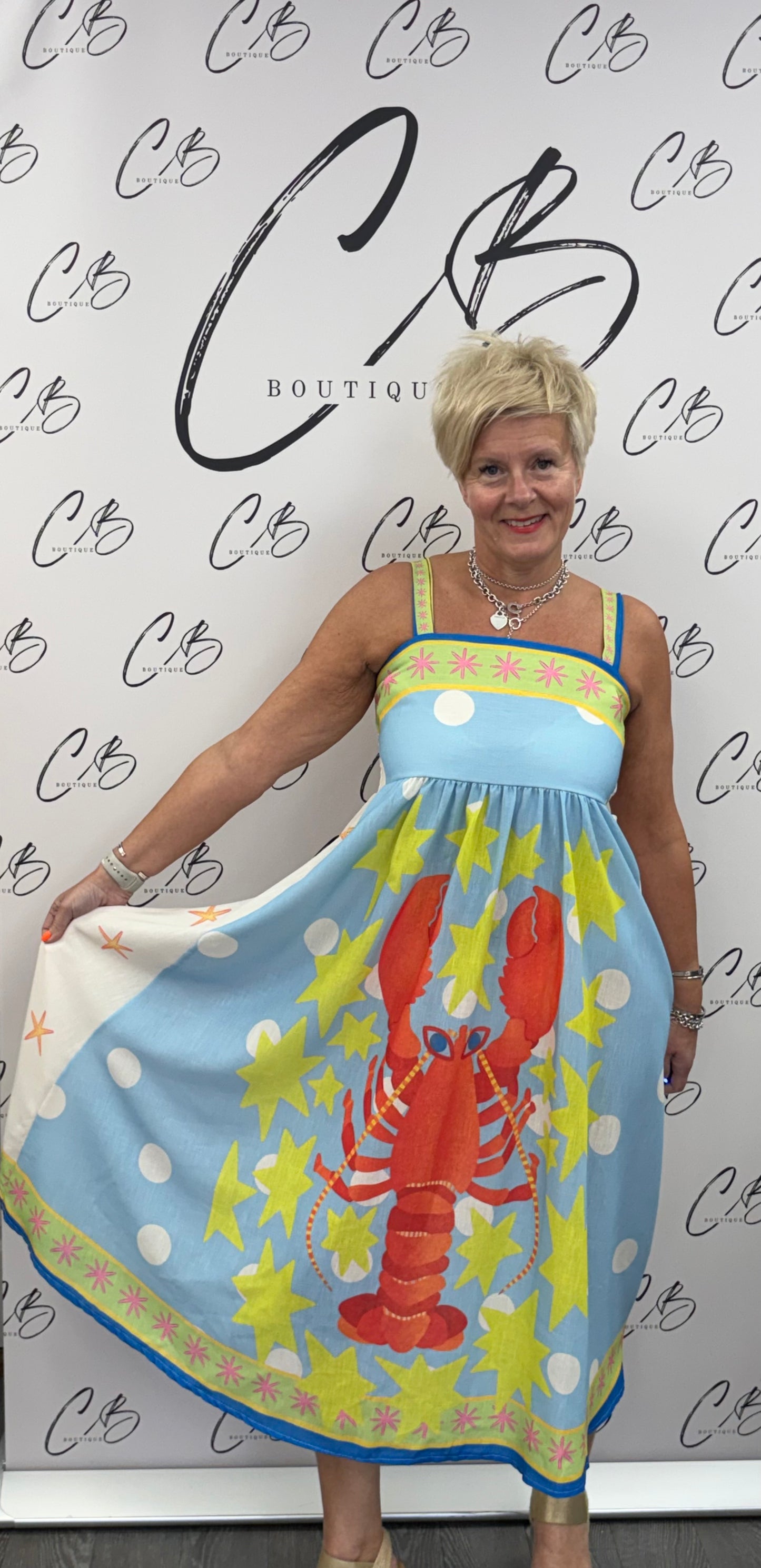 Capri Dress blue