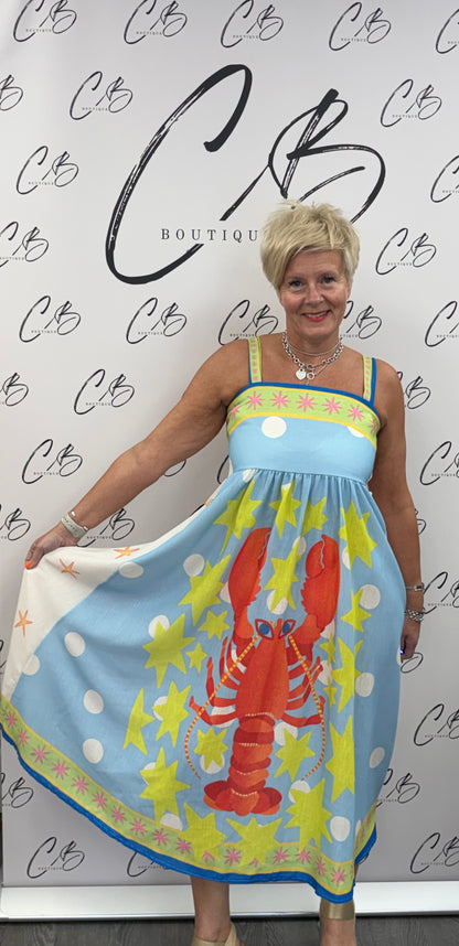 Capri Dress blue