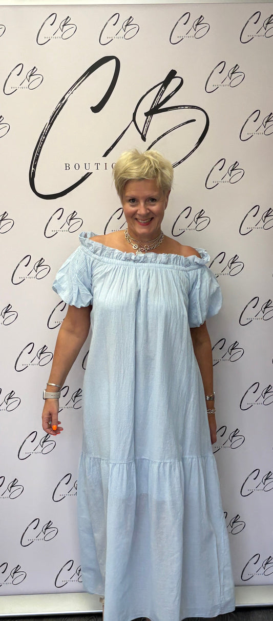 Daisy pale blue dress