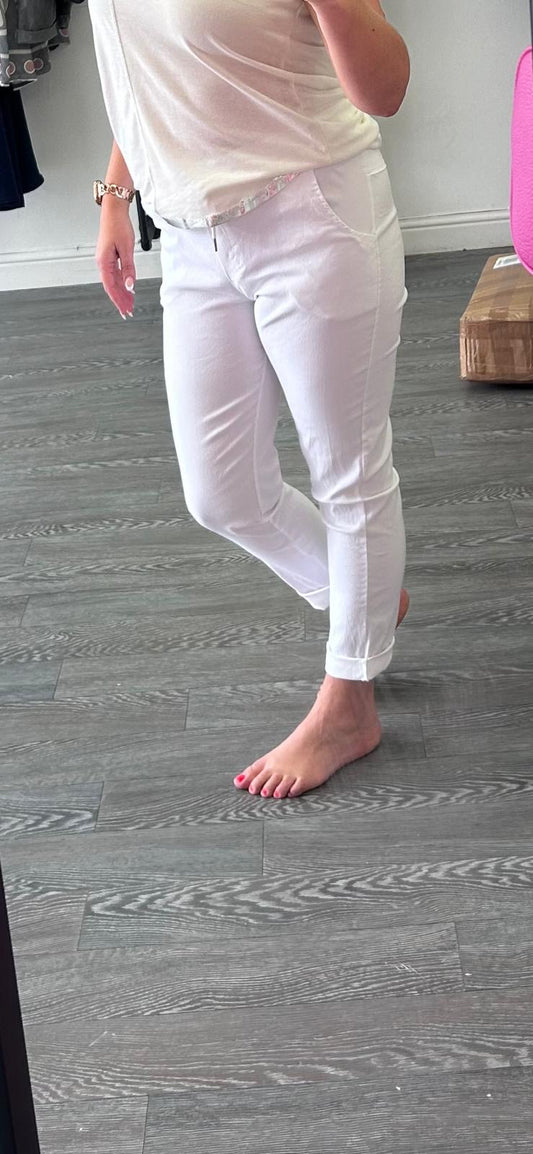 white - Magic Trousers