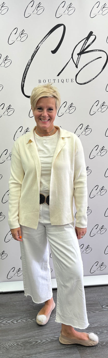 Erin Cream cardigan