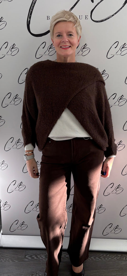 Brown denim style Jeans