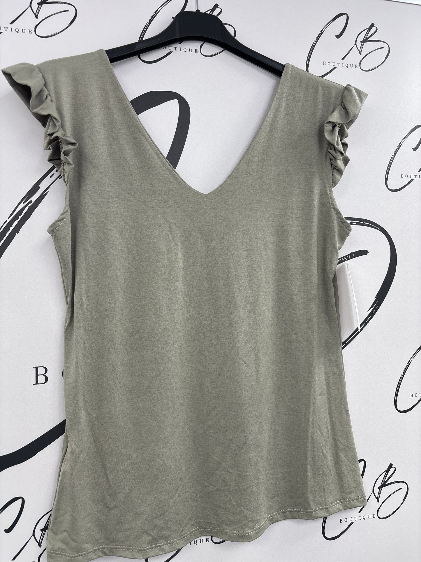 Zara T shirt - Taupe
