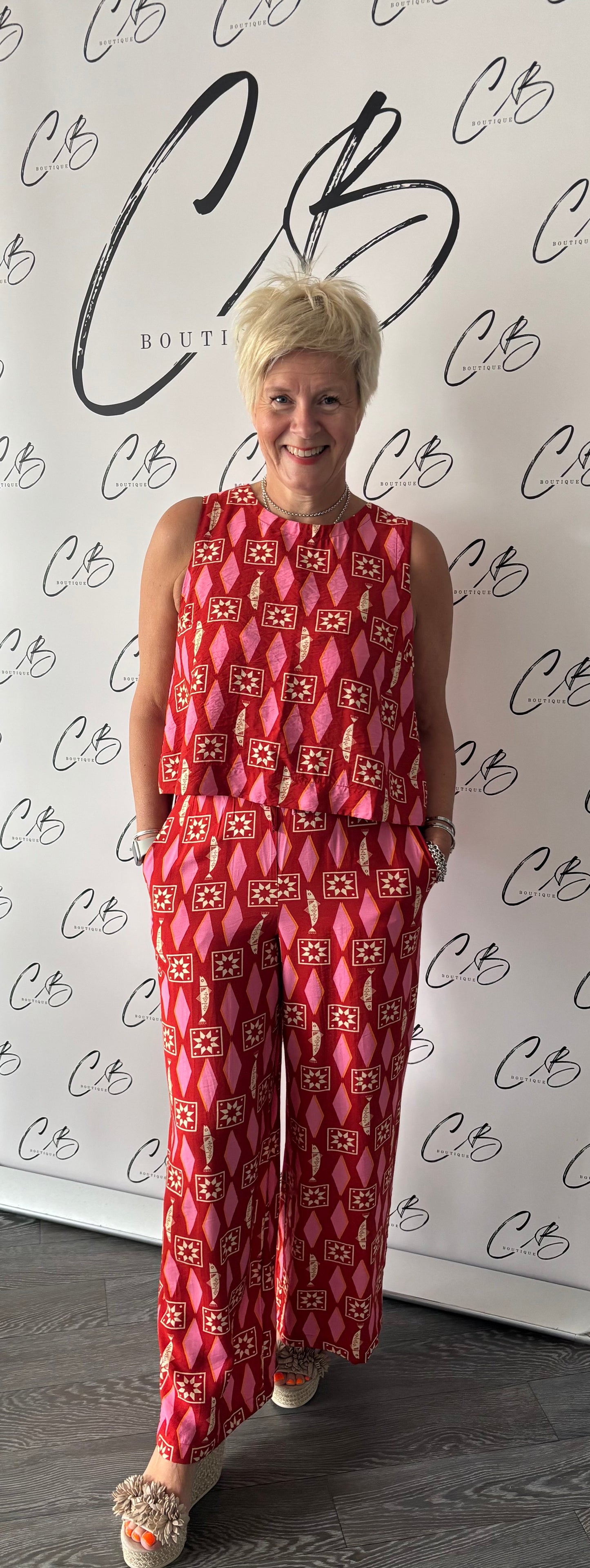 Copacabana Relax Pant (Sardinia Geo Print)