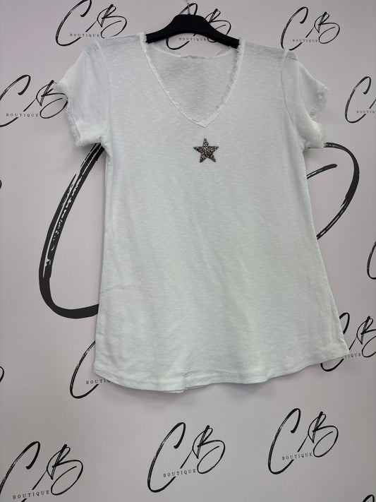 White star t shirt