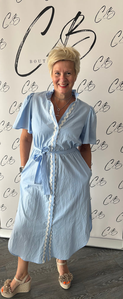 Ric Rac Immie Dress (Blue)