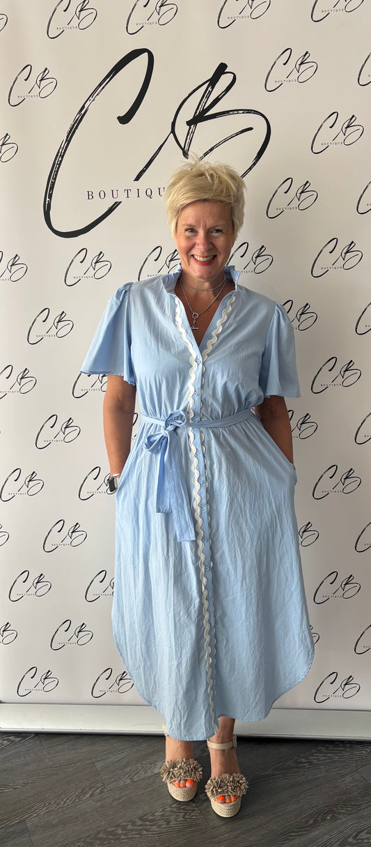 Ric Rac Immie Dress (Blue)