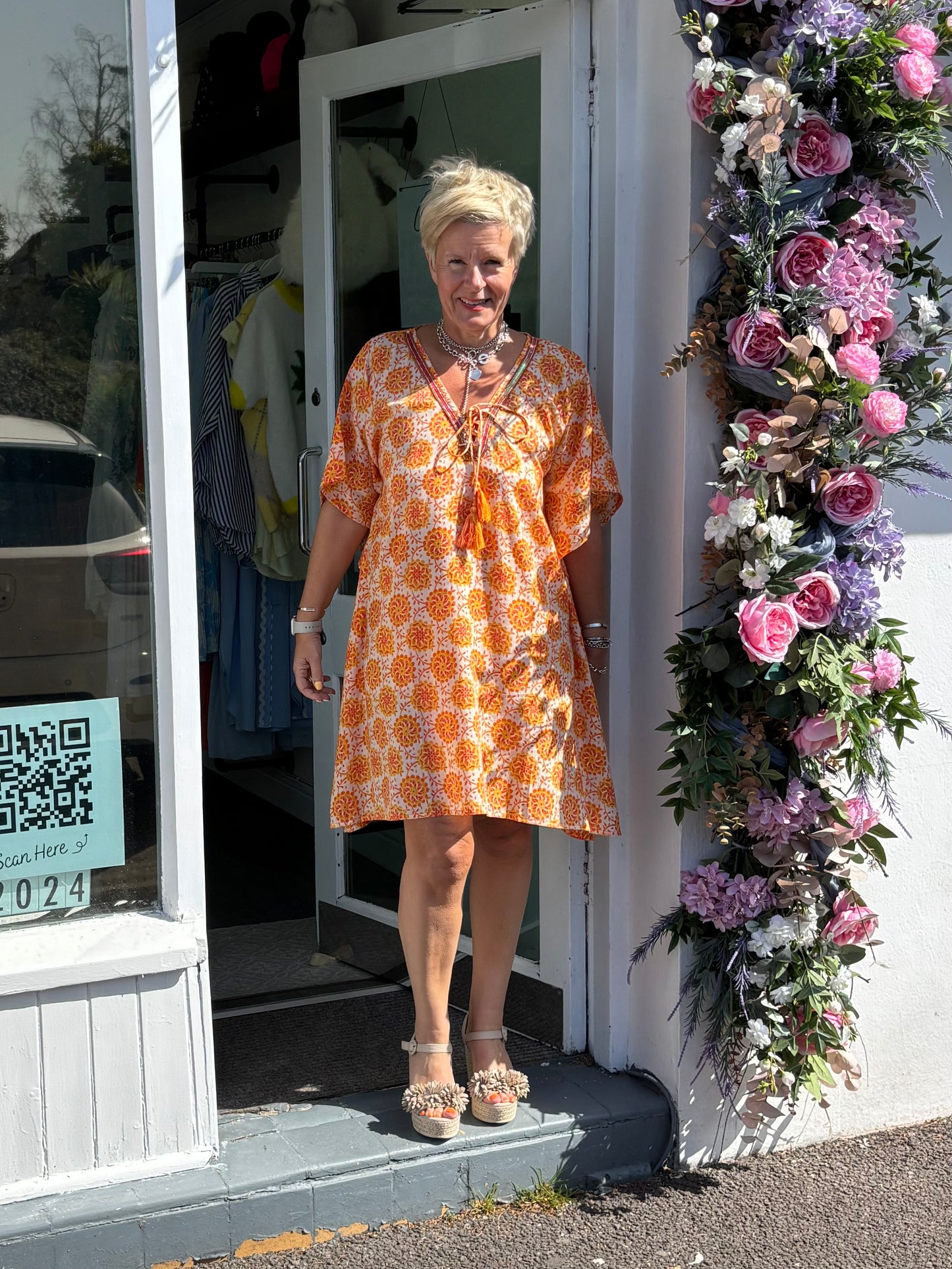 Orange Kaftan