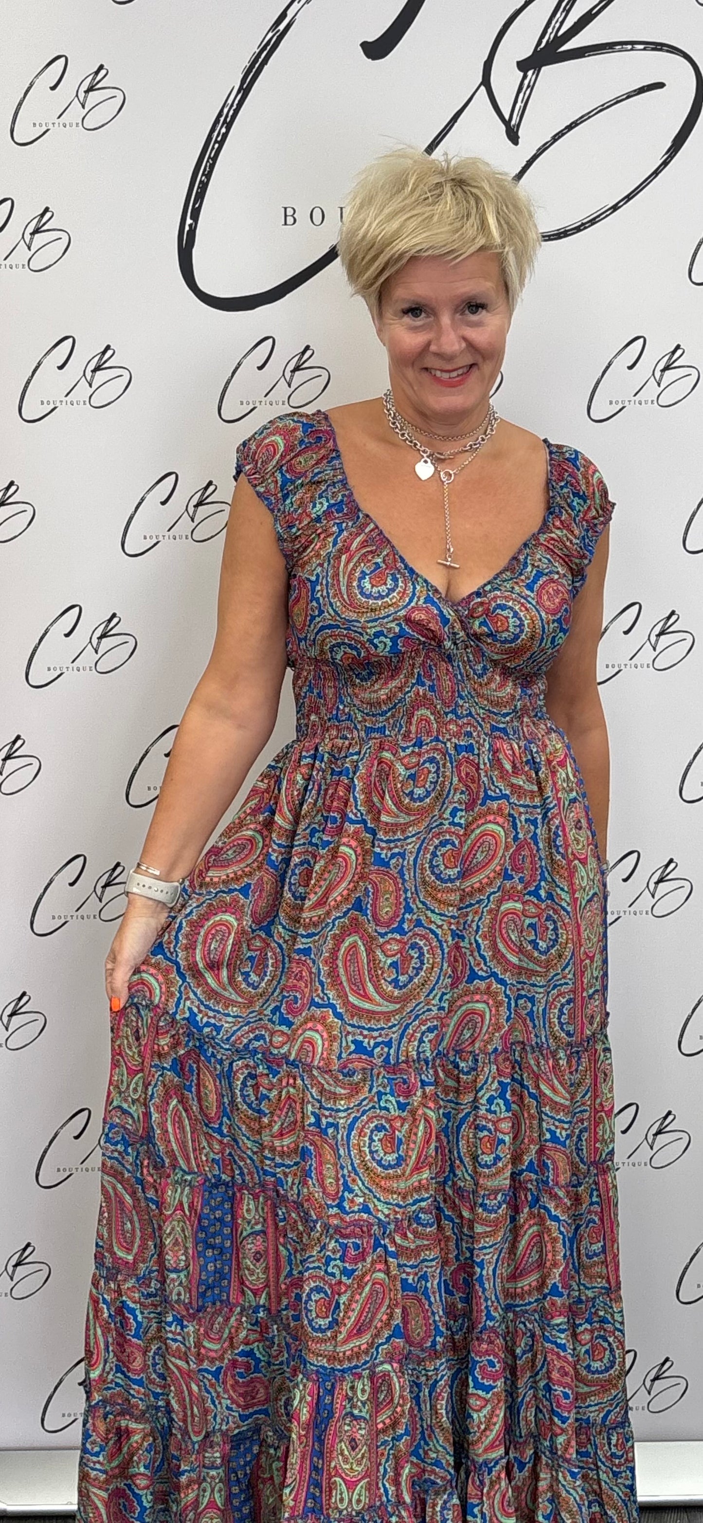 Josie blue Gypsy Dress