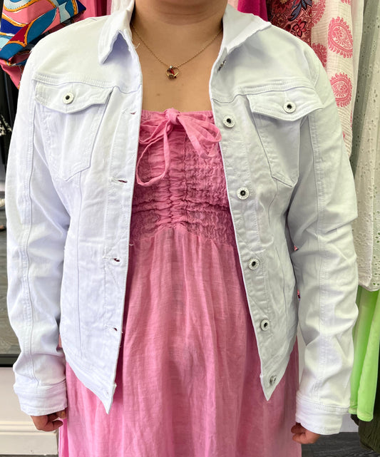 White Denim Jacket