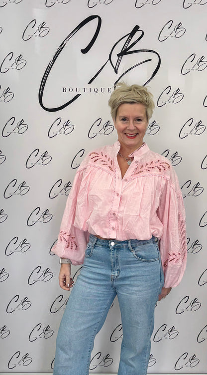Bethany Pink blouse