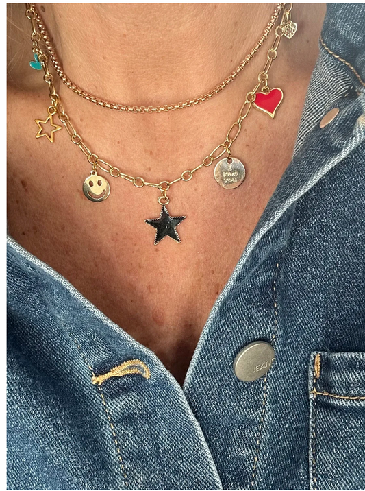 All charms necklace