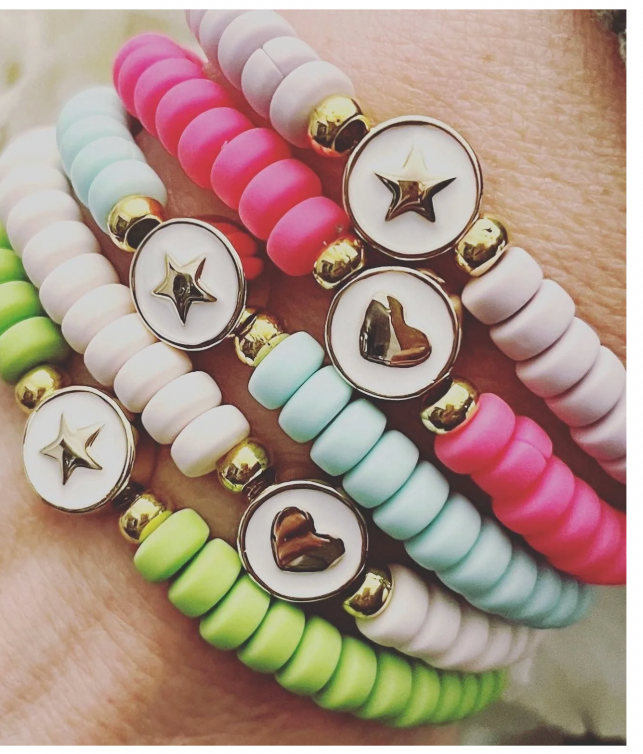 Hot Pink Stacker Bracelet