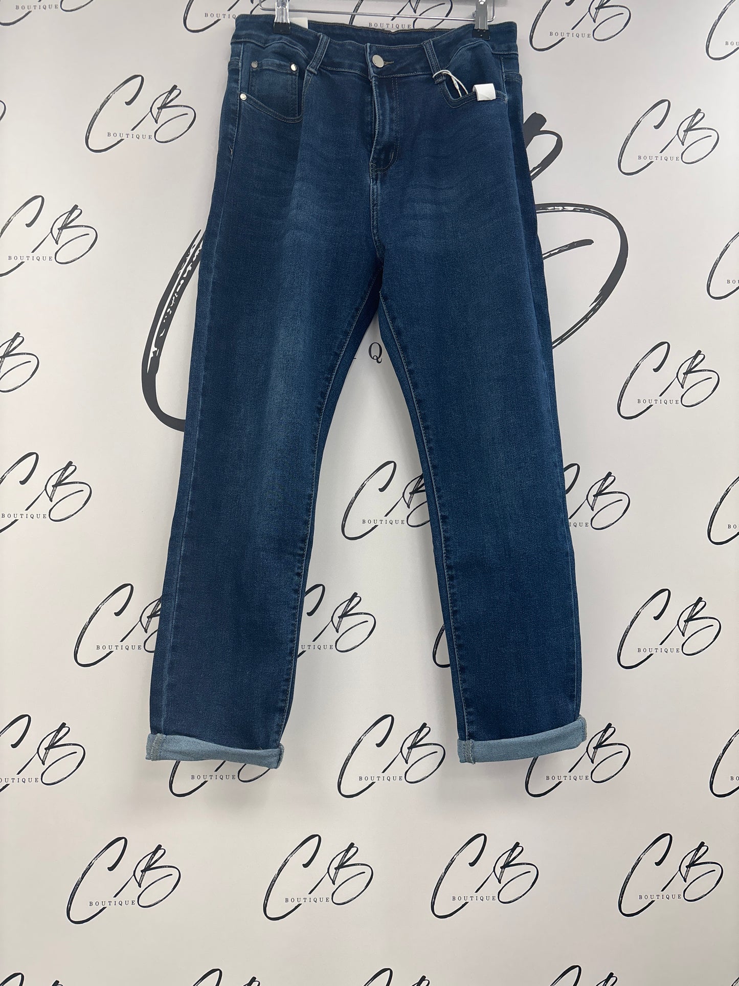 Mom Jeans - Dark Denim