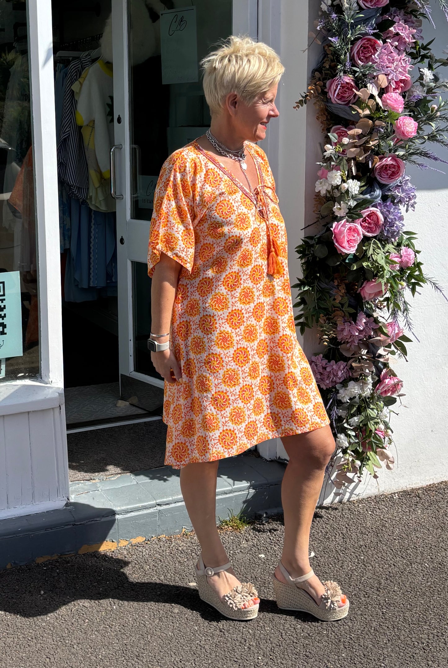 Orange Kaftan