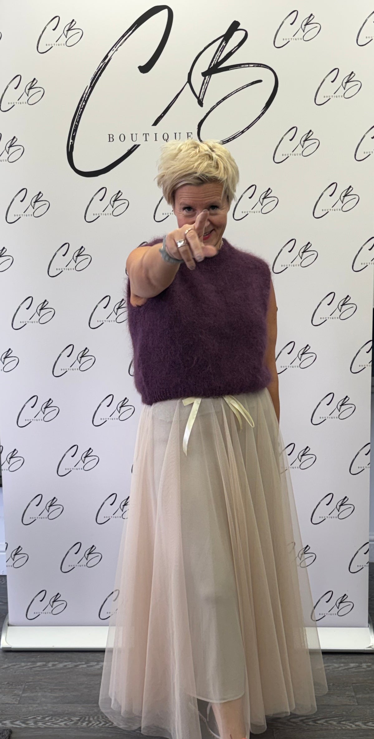 Billi Champagne Tulle Skirt