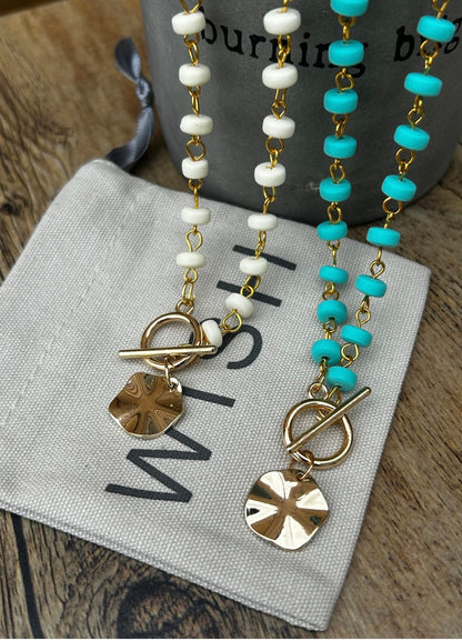 Polly Necklace White