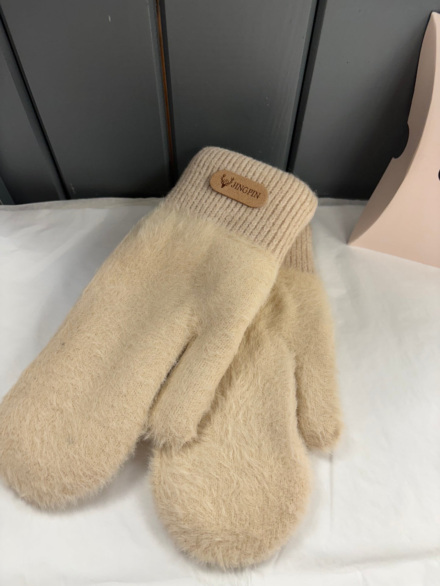 Cream gloves